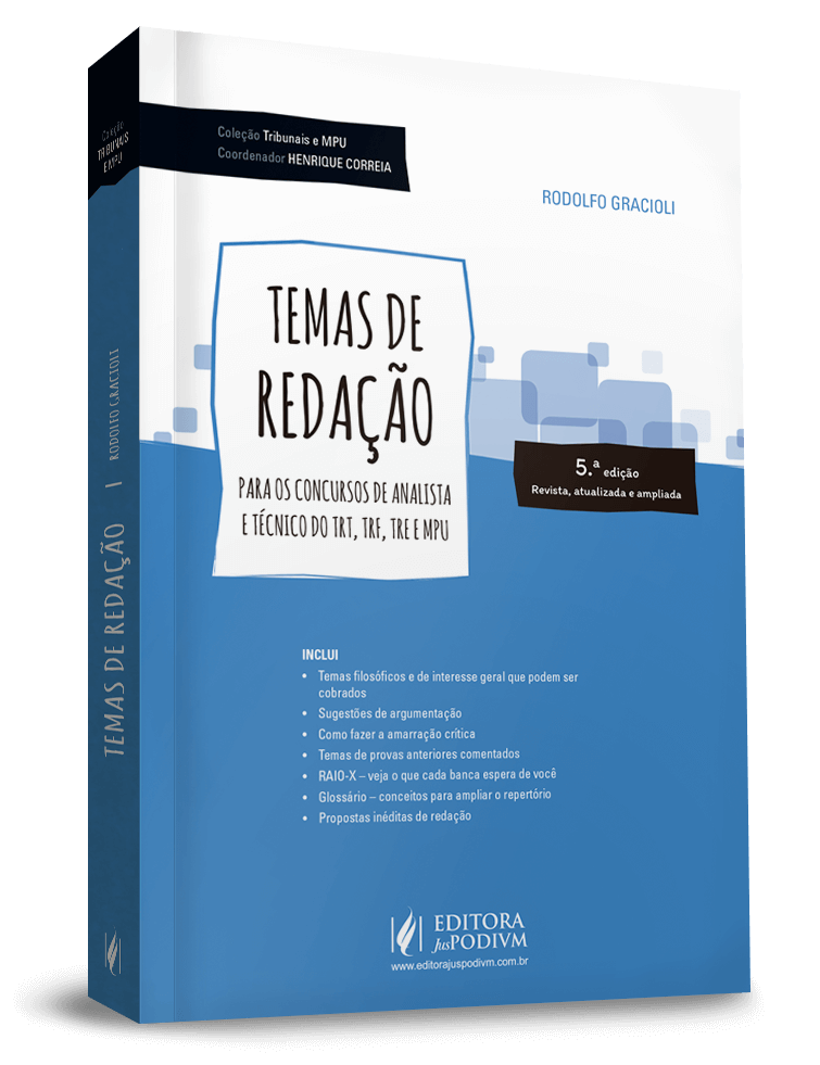 Tribunais e MPU - Temas de Redação para Tribunais 