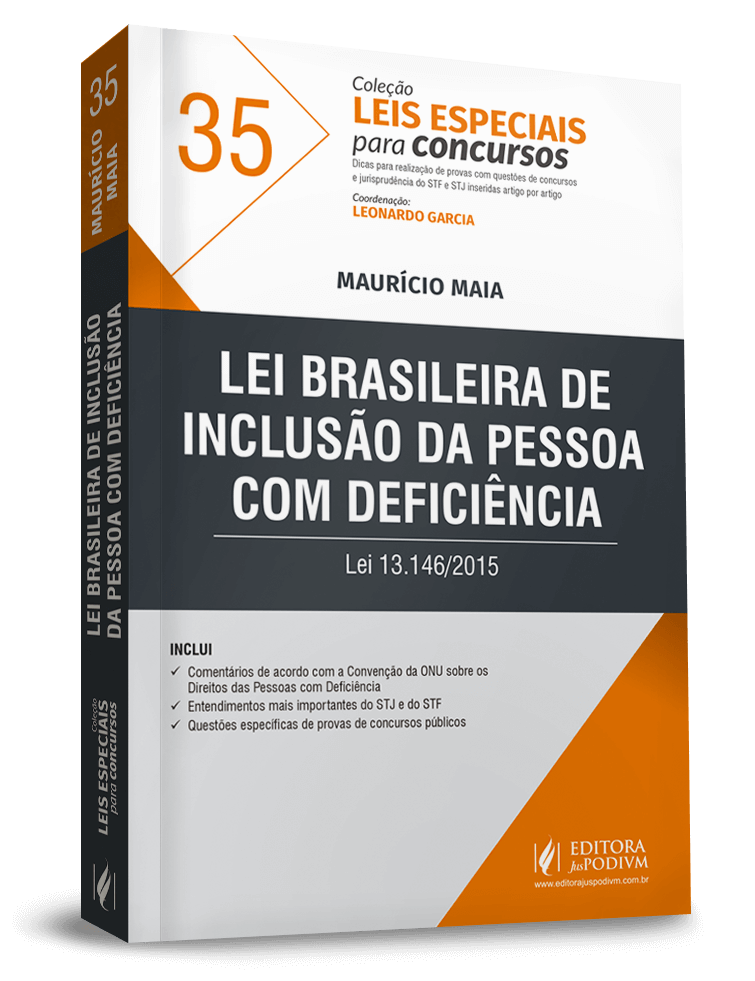 Leis Especiais para Concursos - V.35 - Lei Brasileira de inclusão da pessoa com deficiência 