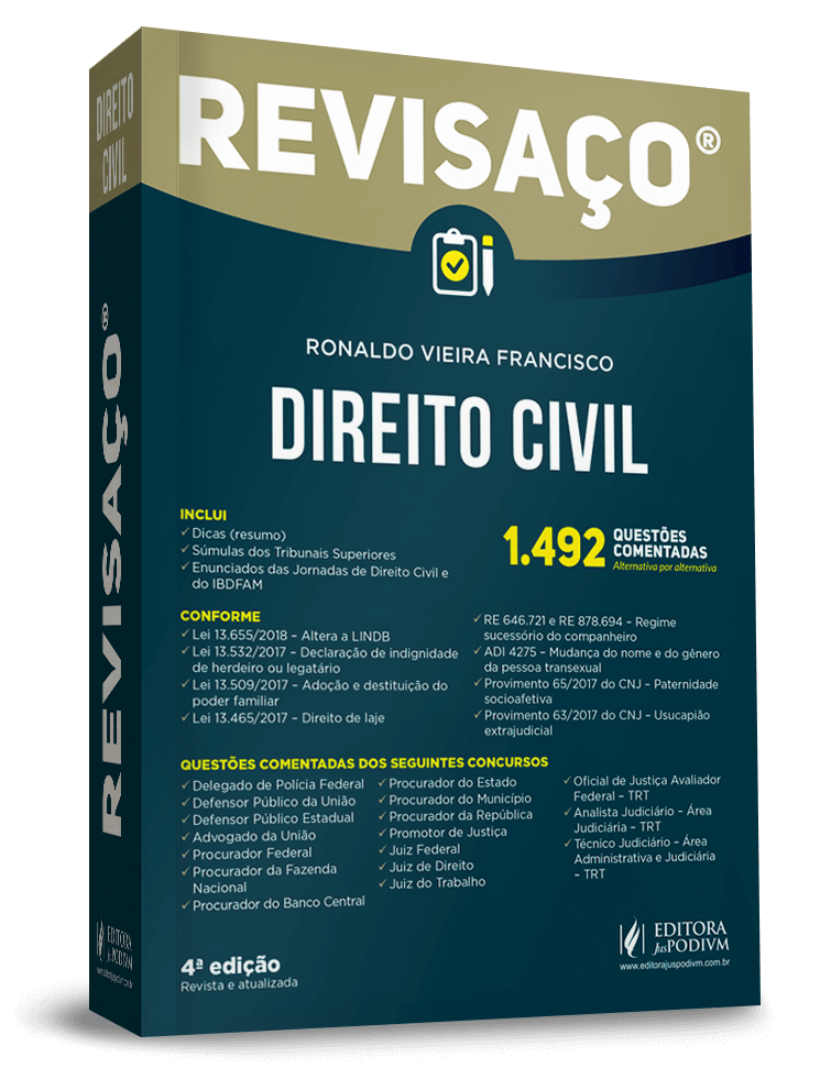 Revisaço - Direito Civil - 1.492 Questões comentadas 