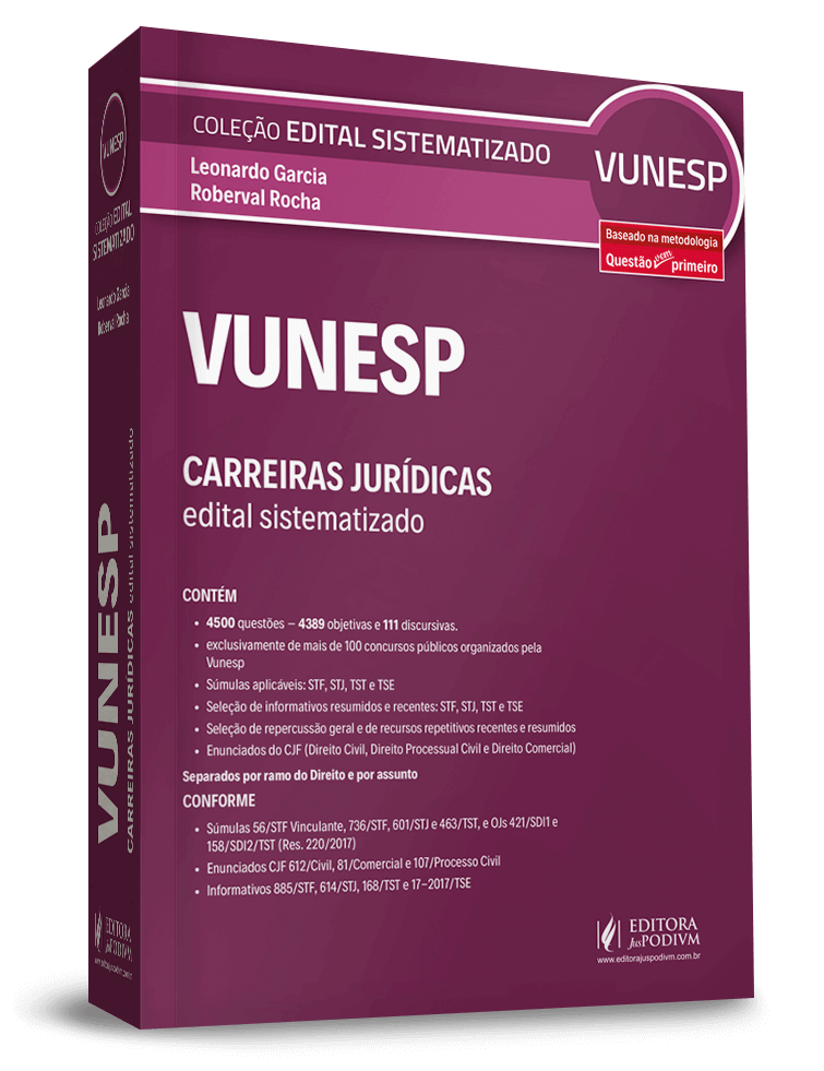 Edital Sistematizado - VUNESP 