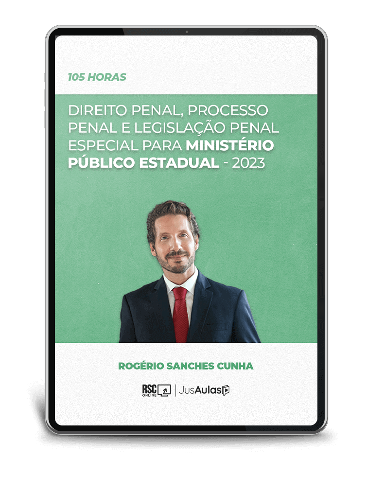 Direito Penal, Processo Penal e Legislação Penal Especial para Ministério Público Estadual - 105h - Jusaulas - (2023)