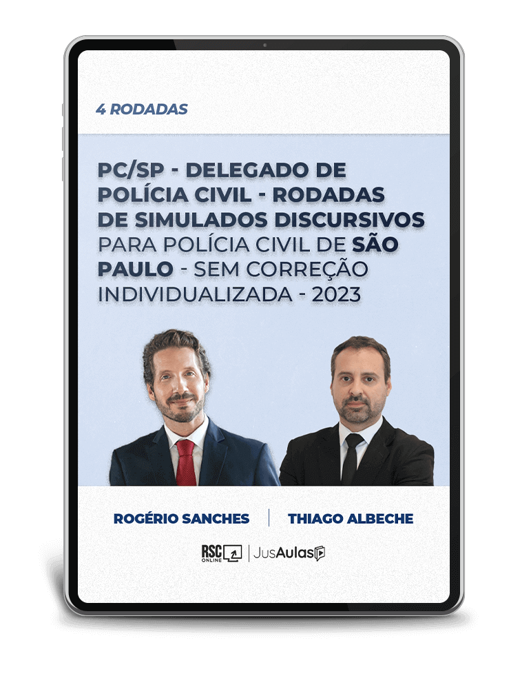 PC/SP - Delegado de Polícia Civil - Rodadas de Simulados Discursivos para Polícia Civil de São Paulo - Sem Correção Individualizada - 2023