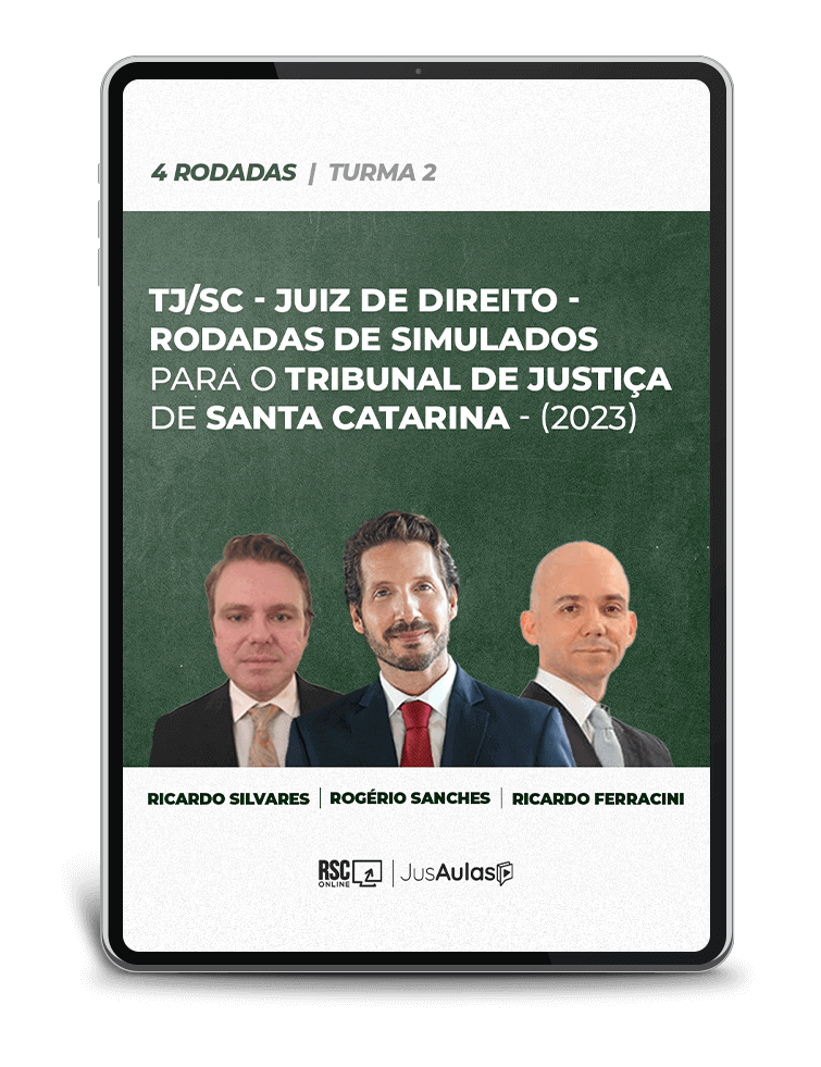 TJ/SC - Juiz de Direito - Rodadas de Simulados para o Tribunal de Justiça de Santa Catarina - (2023)