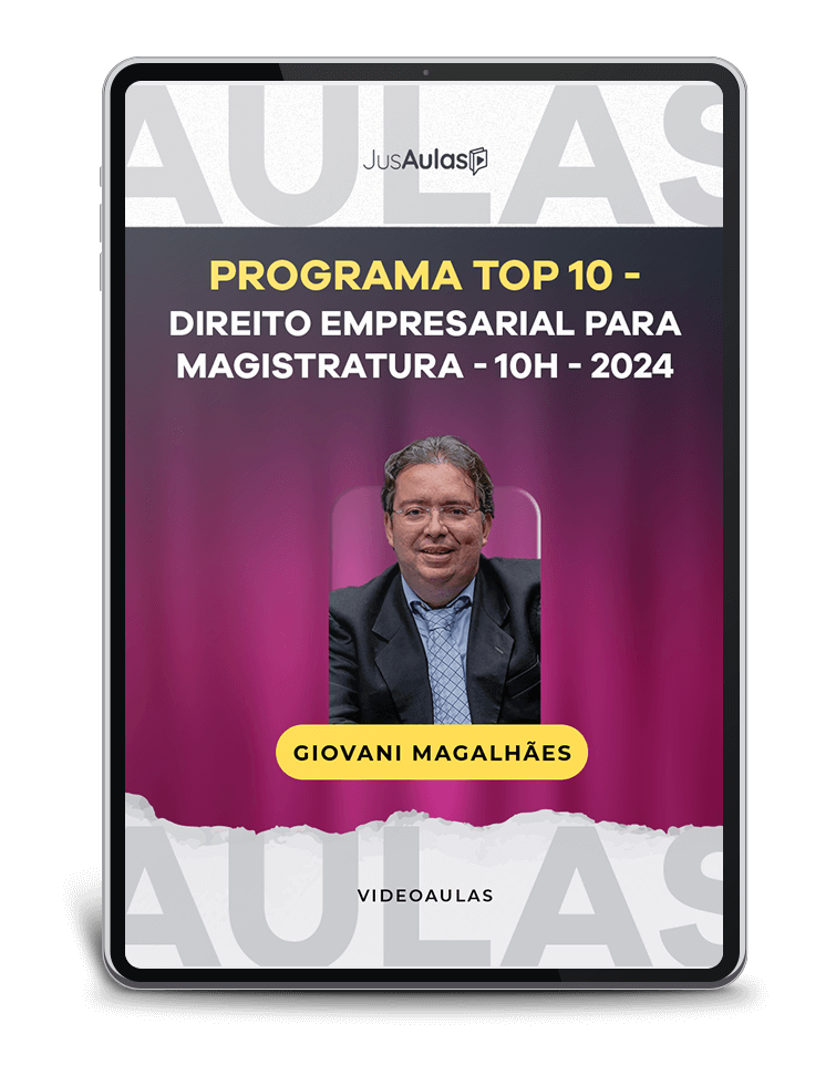 Programa TOP 10 - Direito Empresarial para Magistratura -10h - (2024)