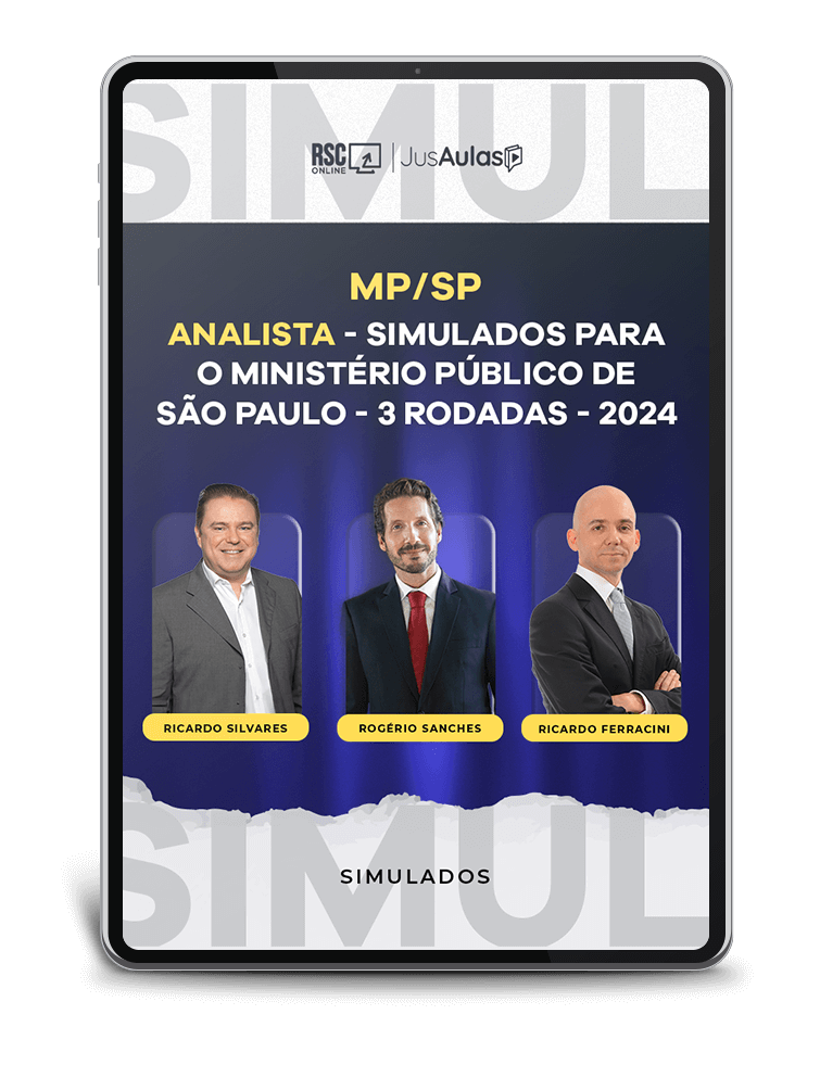 MP/SP - Analista - Simulados para o Ministério Público de São Paulo - 3 Rodadas - (2024)