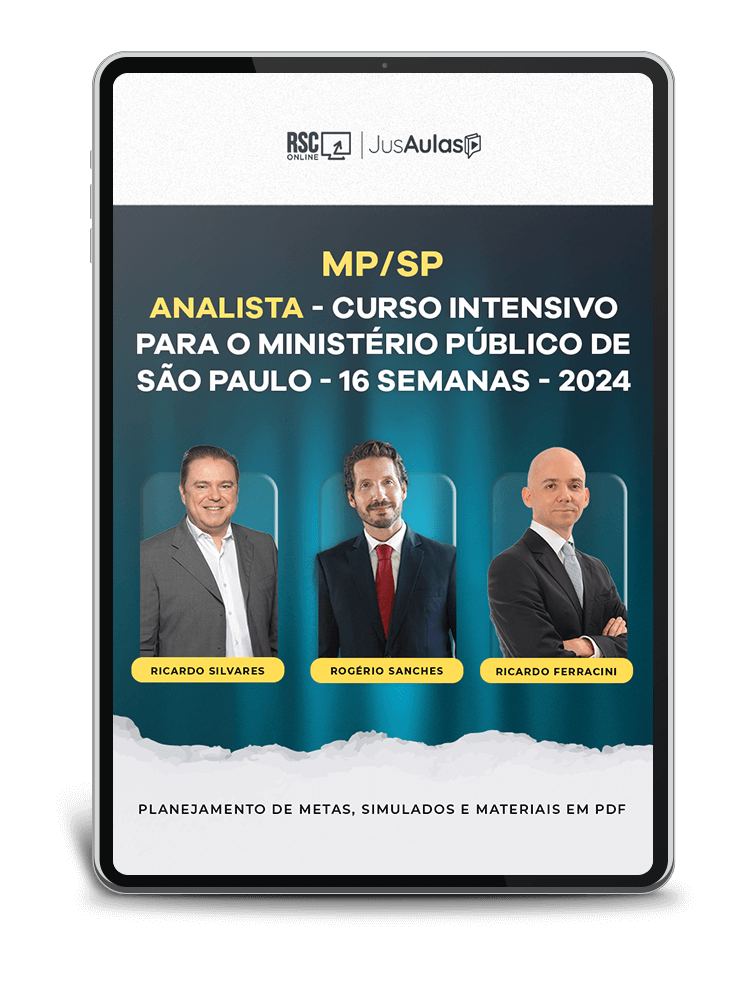 MP/SP - Analista - Curso Intensivo para o Ministério Público de São Paulo - (2024)