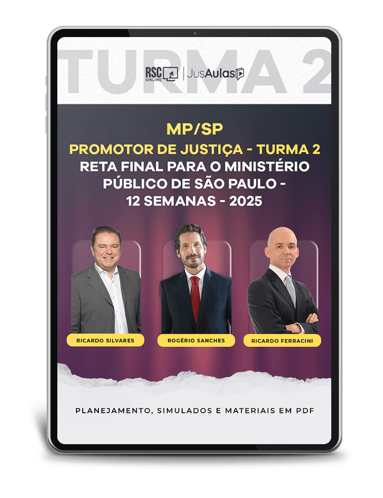 TURMA 2 - MP/SP - Promotor de Justiça - Reta Final para o Ministério Público de São Paulo - (2025)