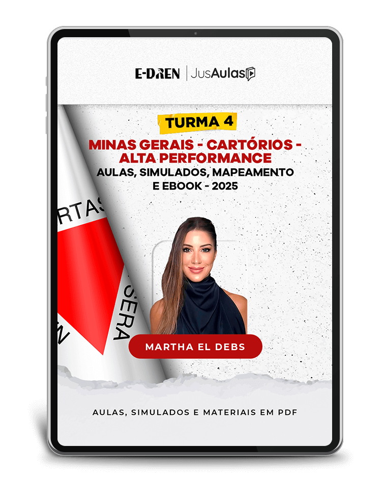 Turma 4 - Minas Gerais - Cartórios - Intensivo Alta Performance - Teoria e Questões - (2025)
