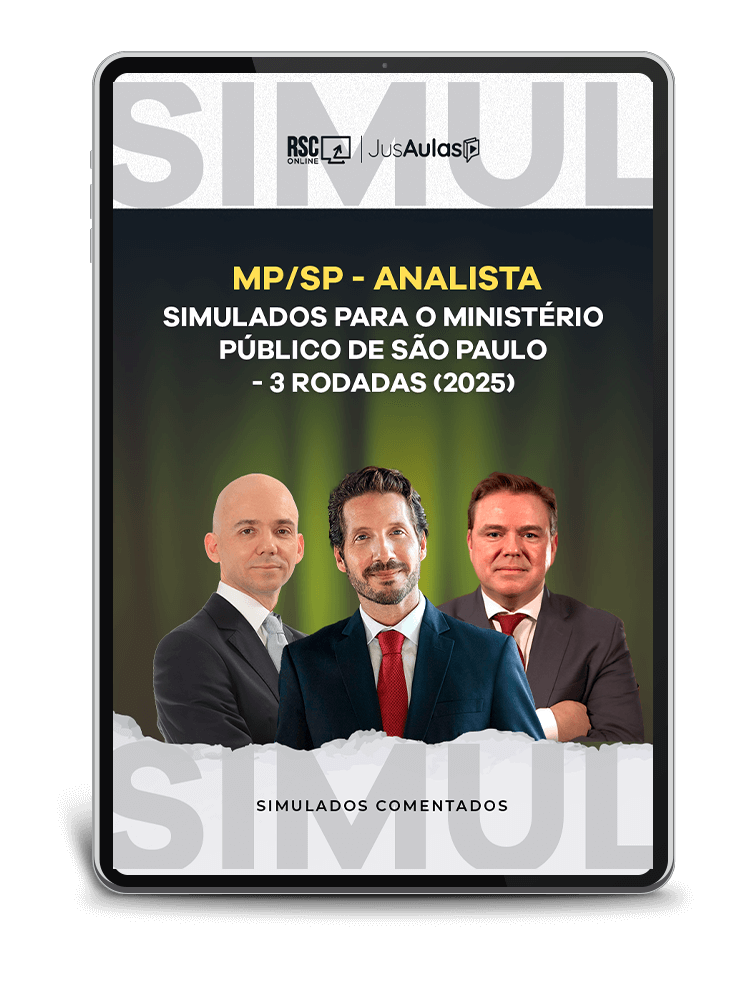 MP/SP - Analista - Simulados para o Ministério Público de São Paulo - 3 Rodadas - (2025)