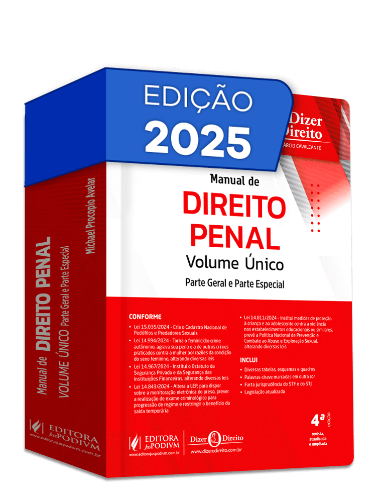 Manual de Direito Penal - Volume Único - Parte Geral e Parte Especial (2025)