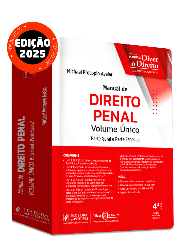Manual de Direito Penal - Volume Único - Parte Geral e Parte Especial (2025)