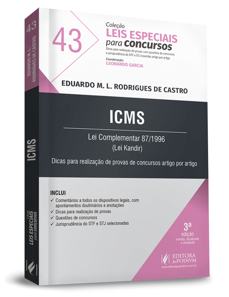 Leis Especiais para Concursos - v.43 - ICMS 