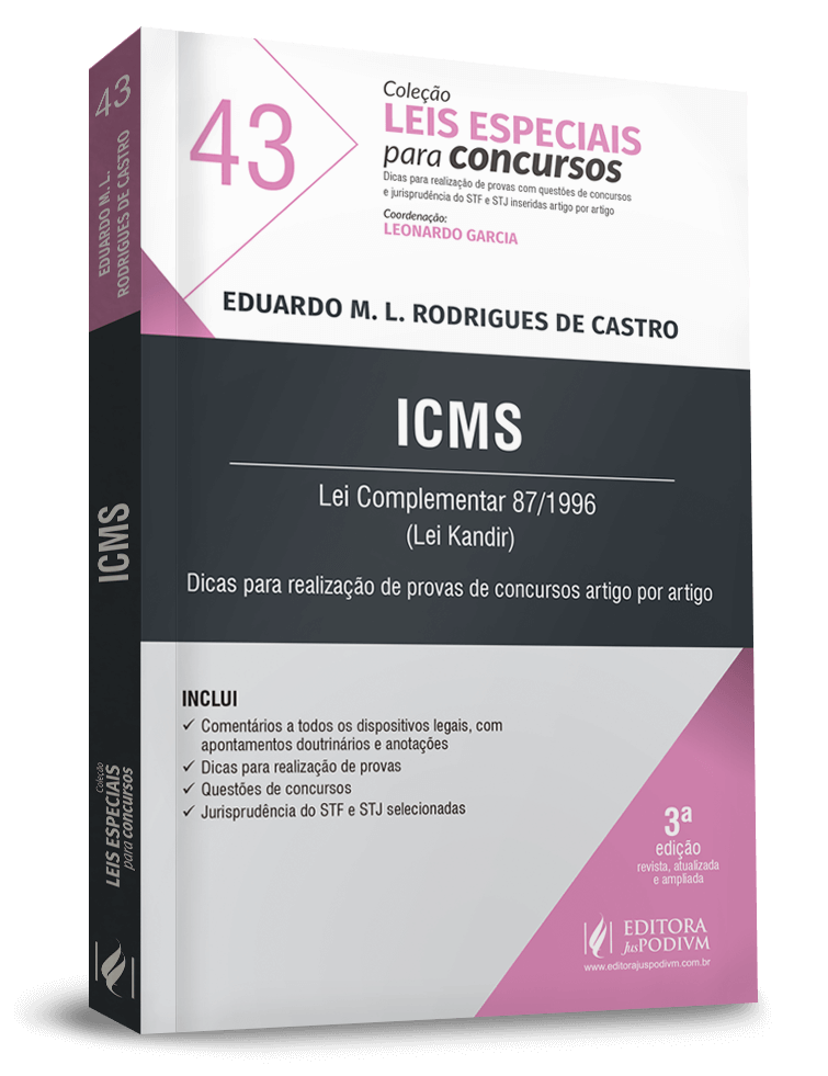 Leis Especiais para Concursos - v.43 - ICMS (2019)