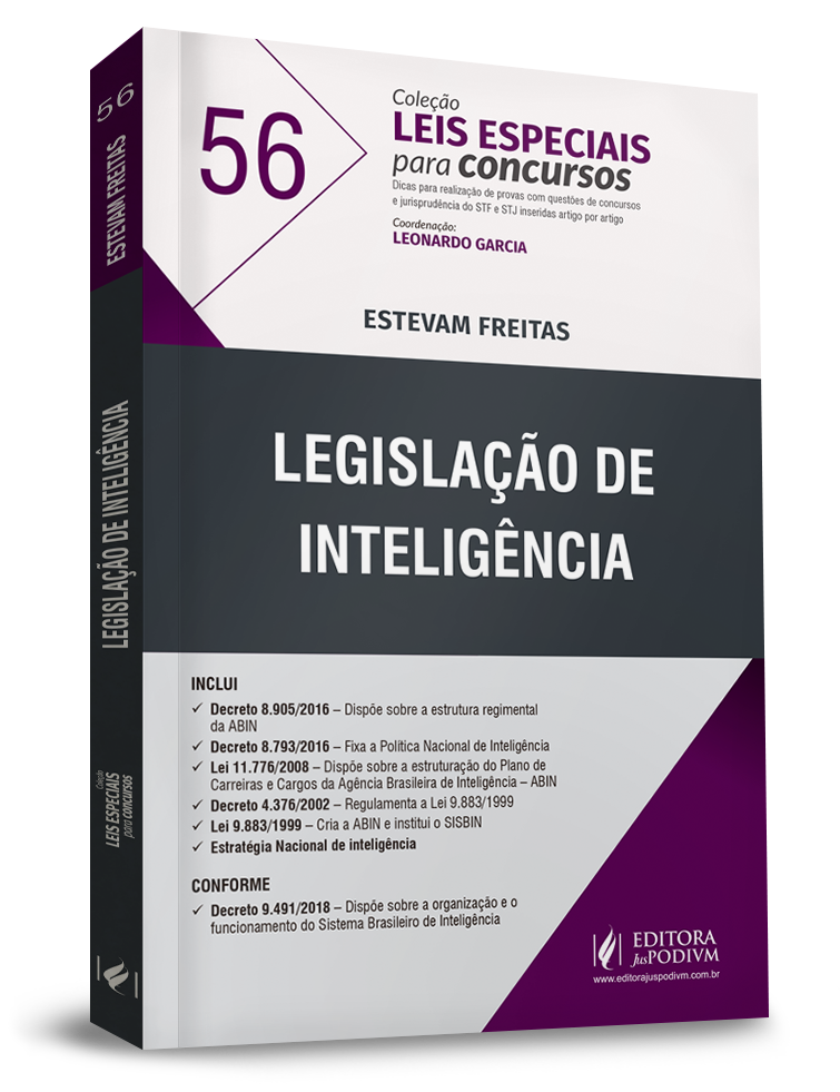 Leis Especiais para Concursos - v.56 - Legislação de Inteligência 