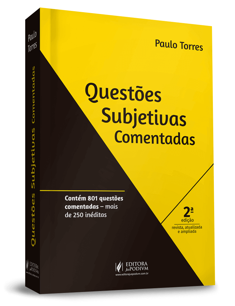 Questões Subjetivas Comentadas (2019)