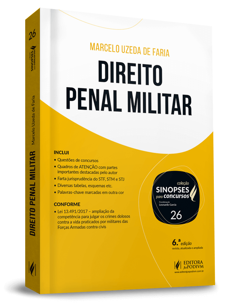 Sinopses para Concursos - v.26 - Direito Penal Militar (2019)