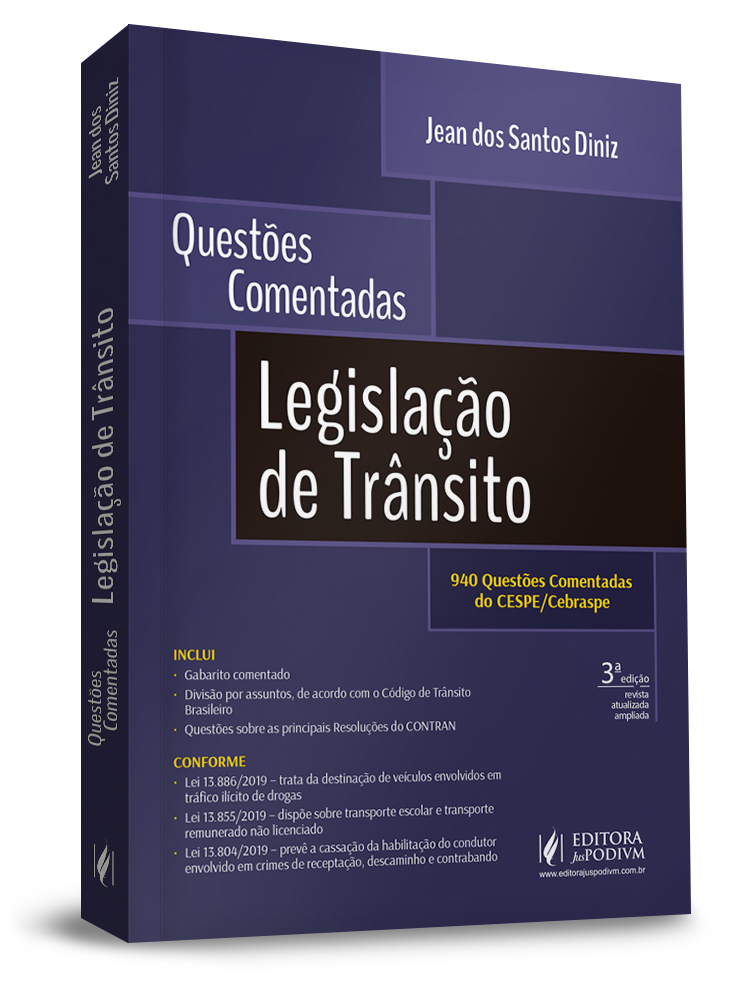 Legislação de Trânsito - 940 Questões Comentadas (2020)