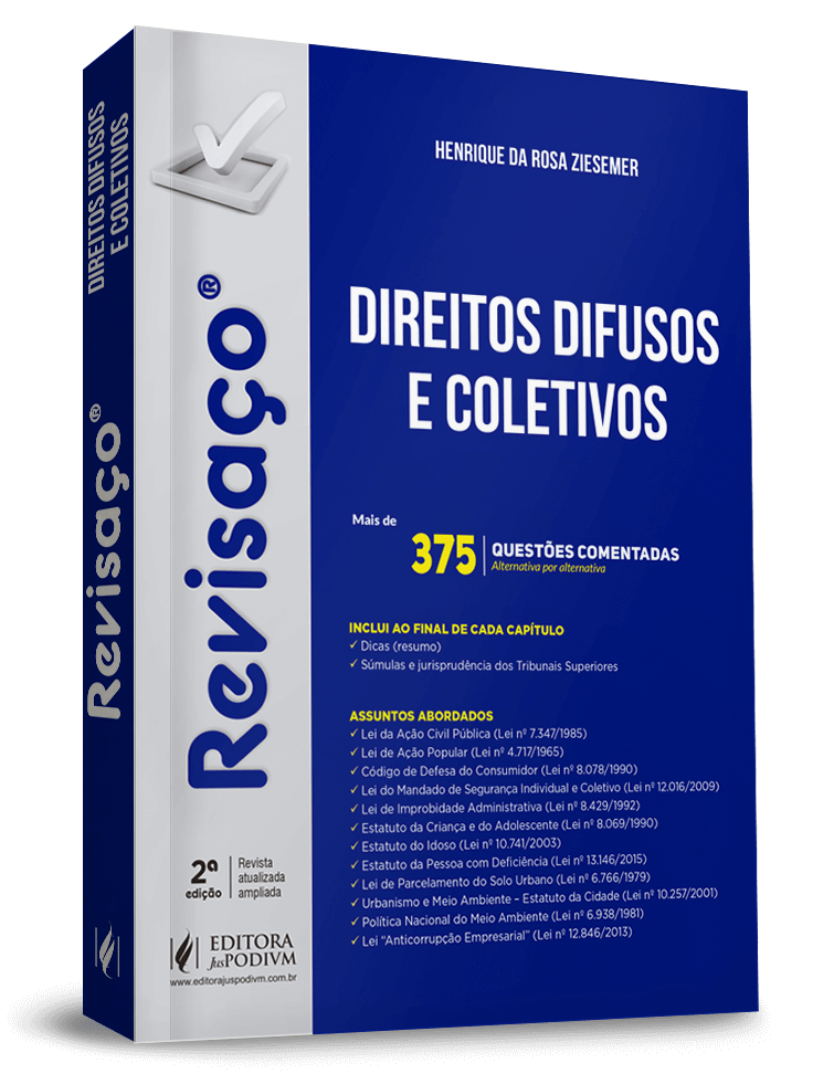 Revisaço - Direitos Difusos e Coletivos - Mais de 375 Questões Comentadas (2021)