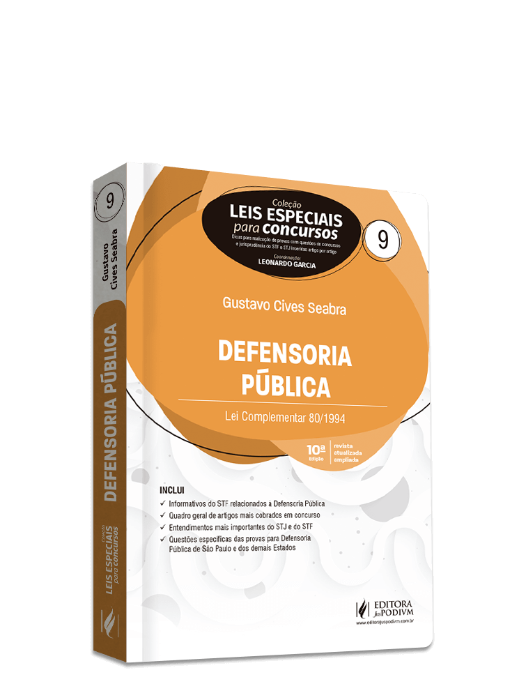 Leis Especiais para Concursos - v.9 - Defensoria Pública (2021)