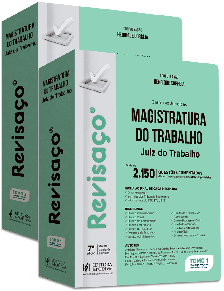 Revisaço - Magistratura do Trabalho - Juiz do Trabalho - mais de 2.150 Questões Comentadas (2022)