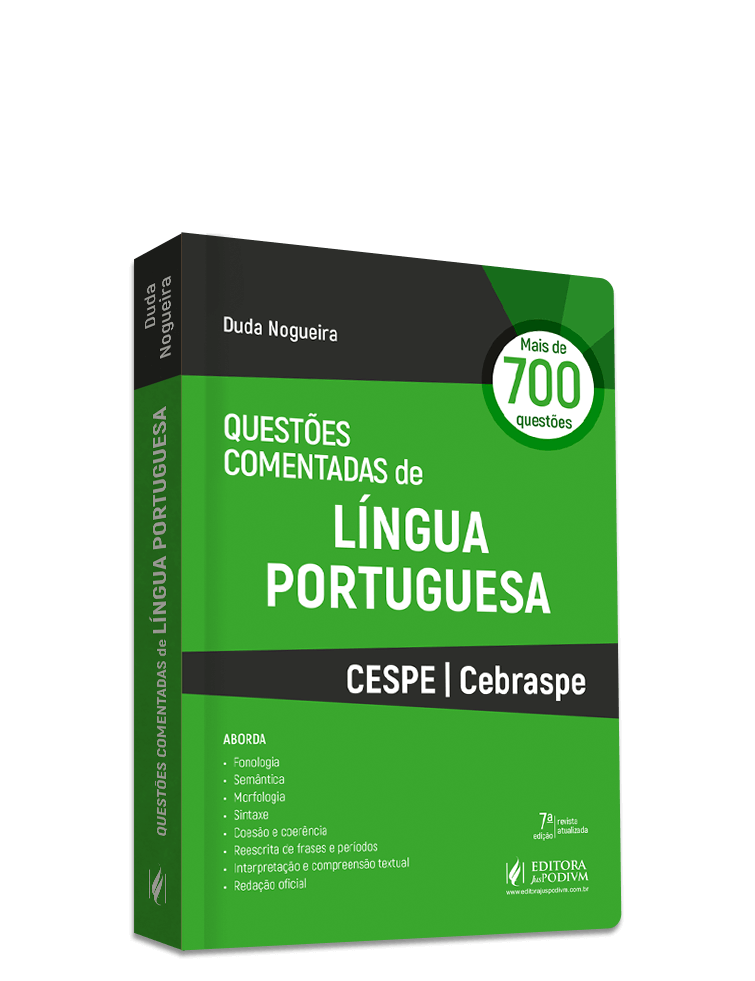 Questões Comentadas de Língua Portuguesa CESPE/CEBRASPE (2022)