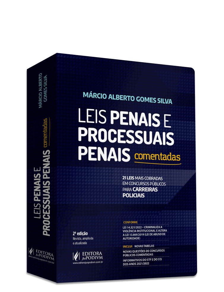 Leis Penais e Processuais Penais Comentadas - 21 Leis Mais Cobradas em Concursos Públicos para Carreiras Policiais (2022)