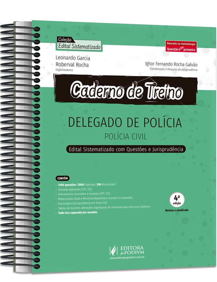 Caderno de Treino para Delegado de Polícia - Polícia Civil (2022)