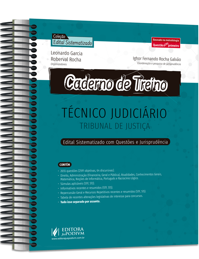 Caderno de Treino - Técnico Judiciário - Tribunal De Justiça (2022)