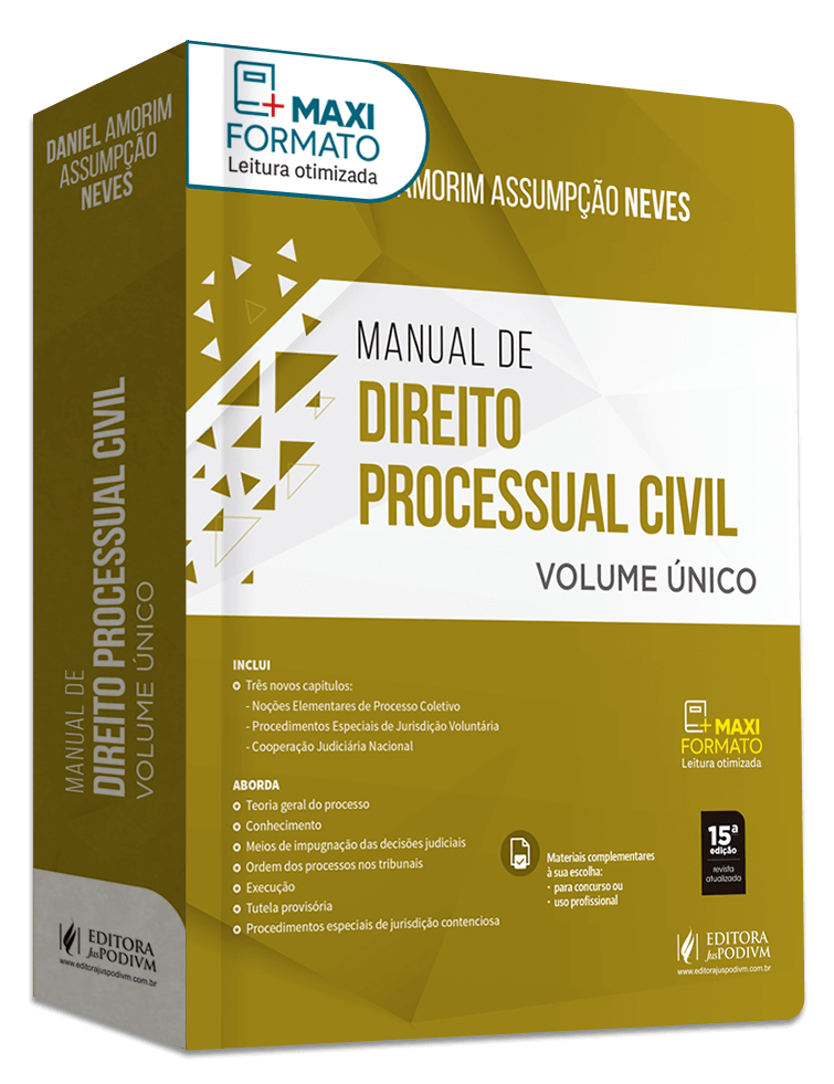Manual de Direito Processual Civil - Volume Único (2023)