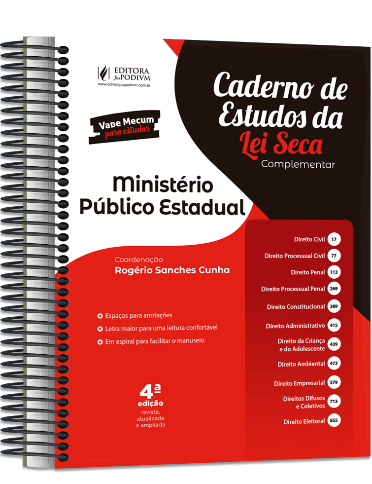 Caderno de Estudos da Lei Seca Complementar - Ministério Público Estadual (2023)