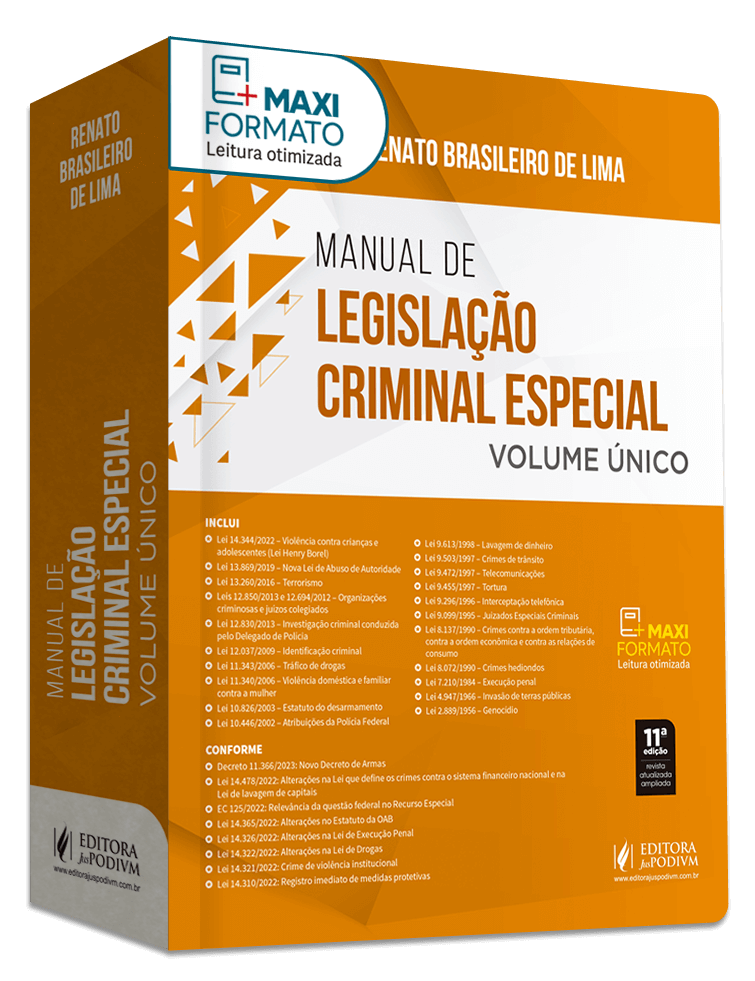 Manual de Legislação Criminal Especial  - Volume Único (2023)