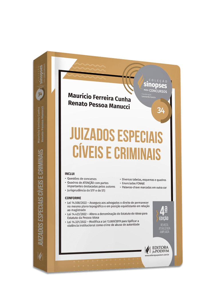 Sinopses para Concursos - v.34 - Juizados Especiais Cíveis e Criminais (2023)