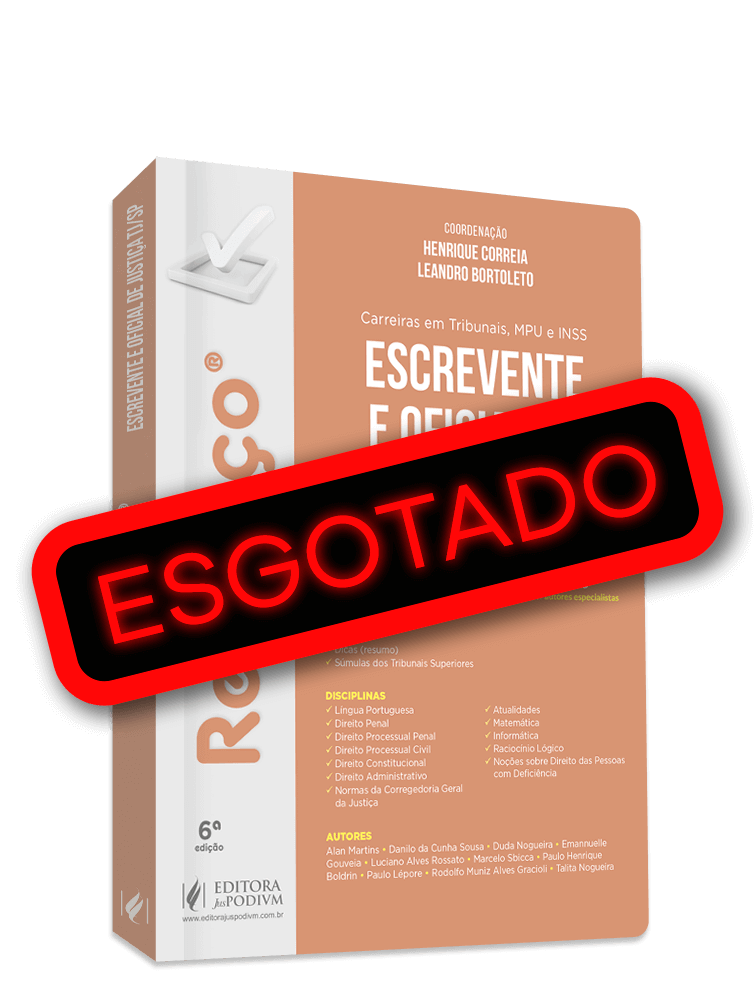 Revisaço - Escrevente e Oficial de Justiça do TJ-SP - Mais de 830 Questões Comentadas Alternativa por Alternativa (2024)