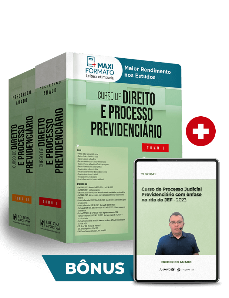 Curso de Direito e Processo Previdenciário - 'Monstro Verde' (2023) + BÔNUS: Curso de processo judicial previdenciário com enfase no rito do JEF - 10h - (2023)