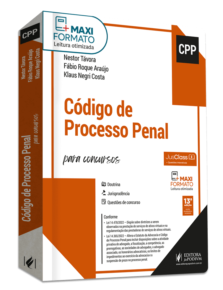 Código de Processo Penal Comentado para Concursos (CPP) (2023)
