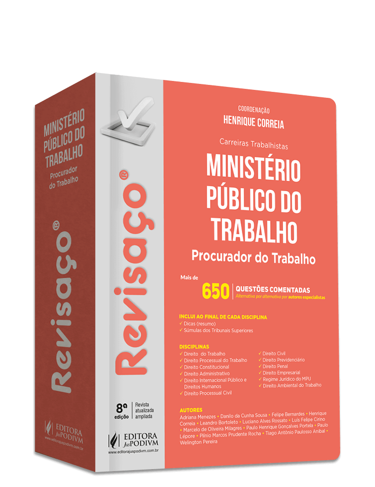 Revisaço - MPT - Procurador do Trabalho - mais de 650 Questões Comentadas (2023)