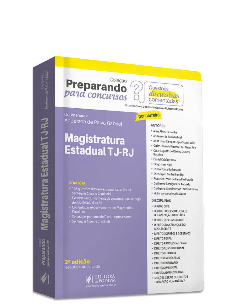 Preparando para Concursos - Questões Discursivas Comentadas - Magistratura Estadual TJ-RJ (2024)