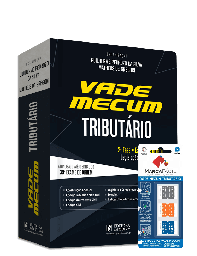 Vade Mecum Tributário + Etiqueta Marca Fácil - 39º Exame de Ordem