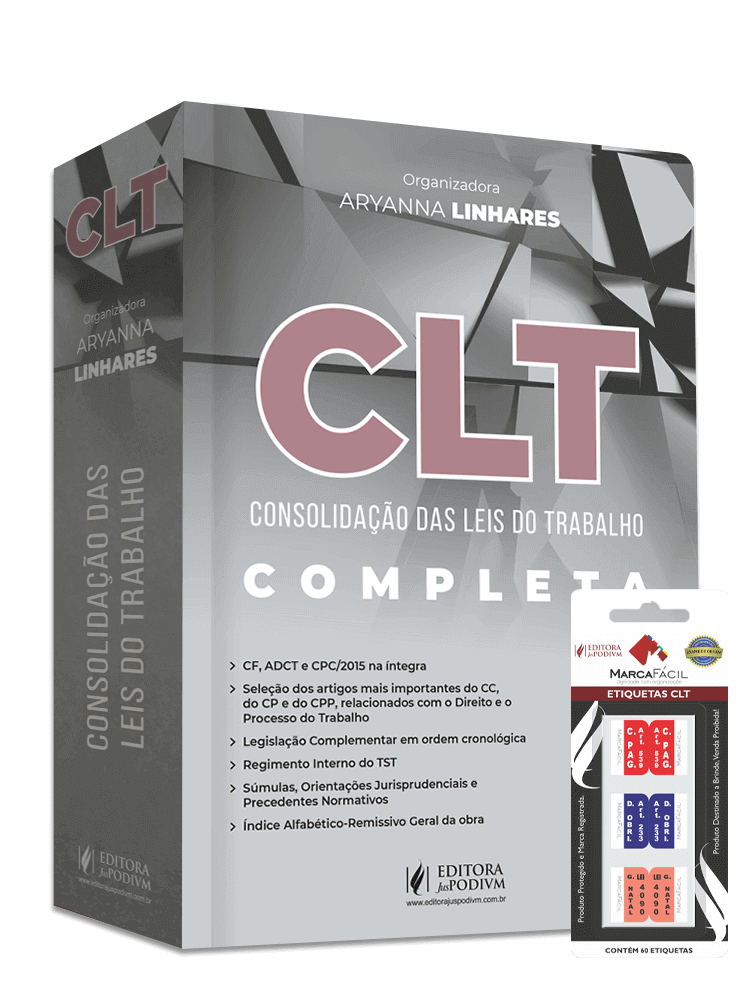 CLT - Consolidação das Leis do Trabalho + Etiqueta Marca Fácil - 39º Exame de Ordem