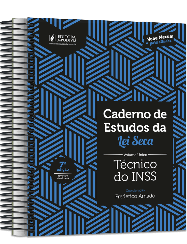 Caderno de Estudos da Lei Seca Volume Único - Técnico do INSS (2024)