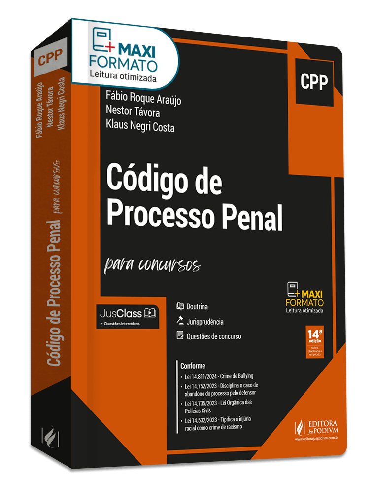 Código de Processo Penal Comentado para Concursos (CPP) (2024)