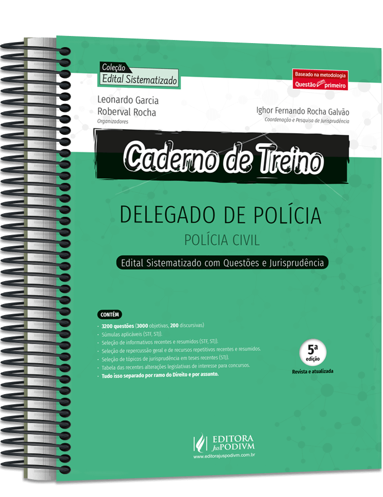 Caderno de Treino para Delegado de Polícia - Polícia Civil (2024)