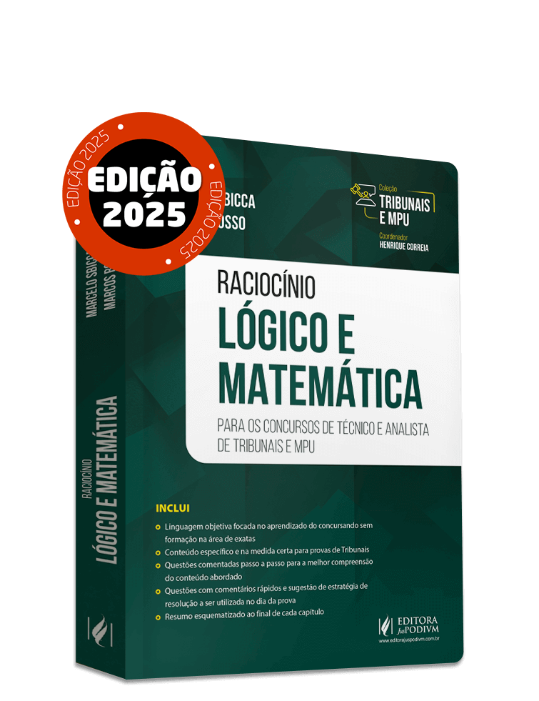 Tribunais e MPU - Raciocínio Lógico e Matemática - Para Técnico e Analista (2025)