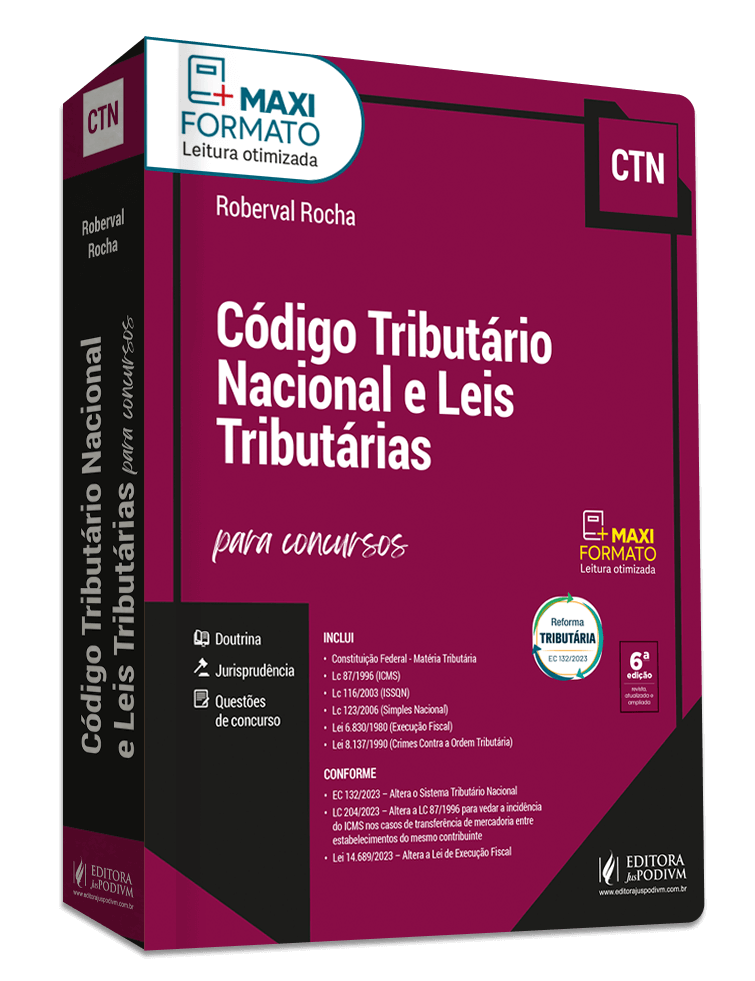 Código Tributário Nacional e Leis Tributárias (CTN) (2024)