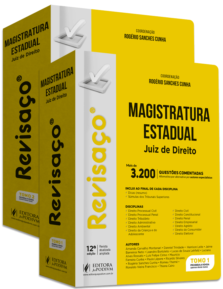Revisaço - Magistratura Estadual - Juiz de Direito - Mais de 3.200 Questões Comentadas (2025)