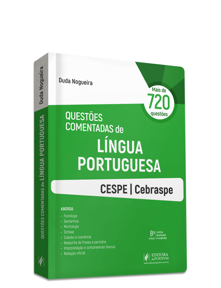 Questões Comentadas de Língua Portuguesa CESPE/CEBRASPE (2025)