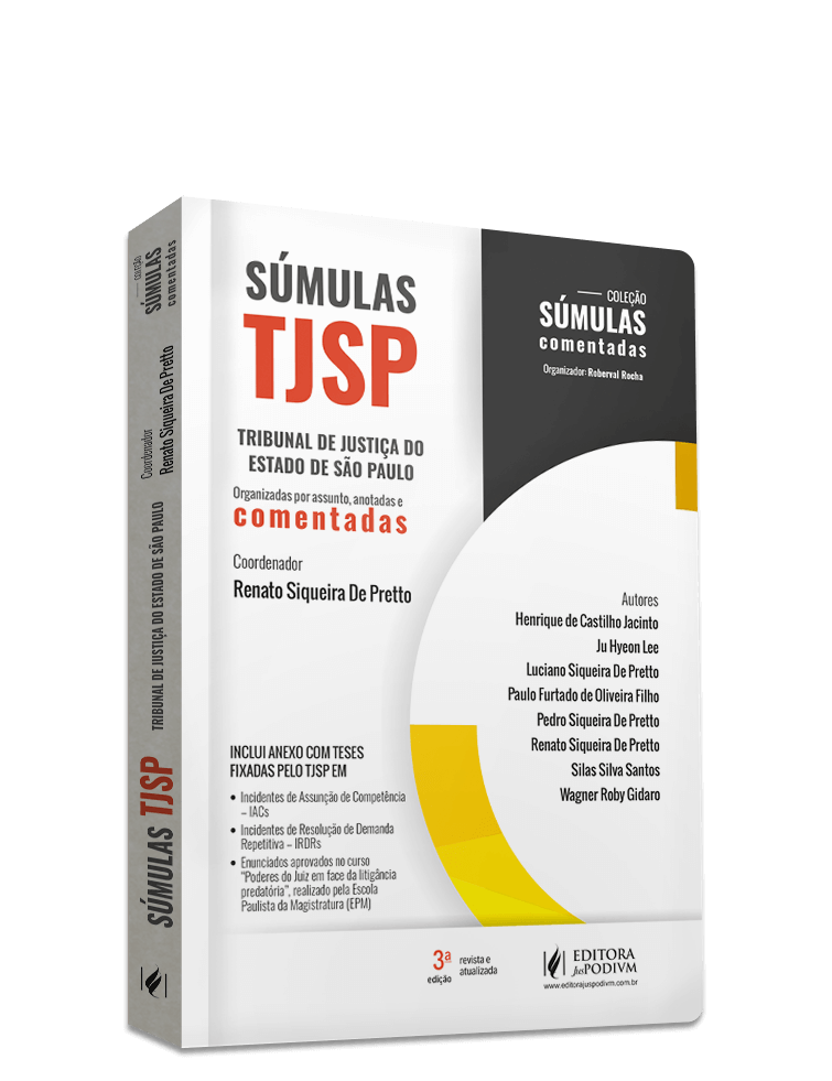 Súmulas TJSP - Tribunal de Justiça do Estado de São Paulo (2025)