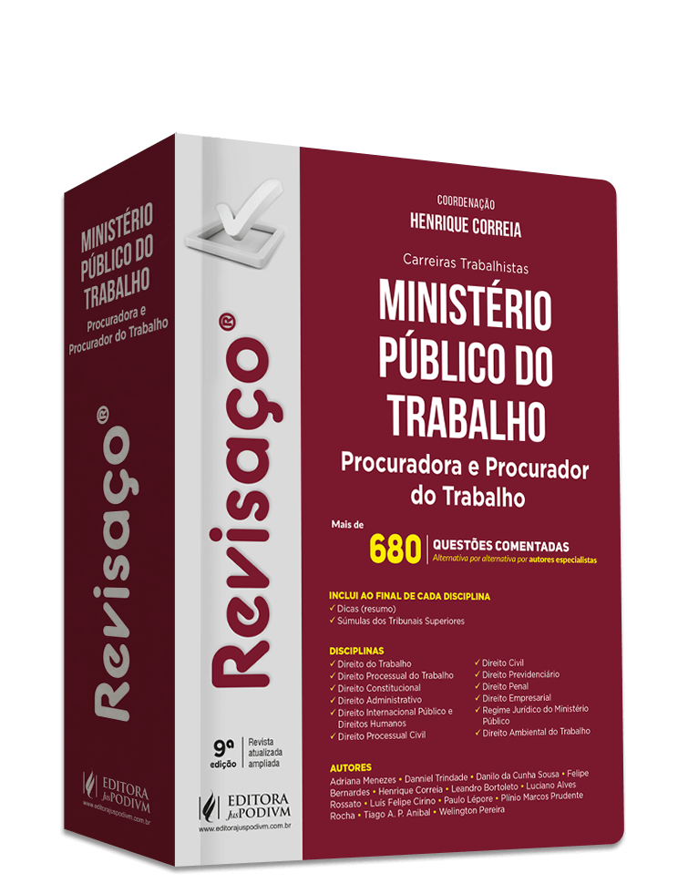 Revisaço - MPT - Procuradora e Procurador do Trabalho - mais de 650 Questões Comentadas (2025)