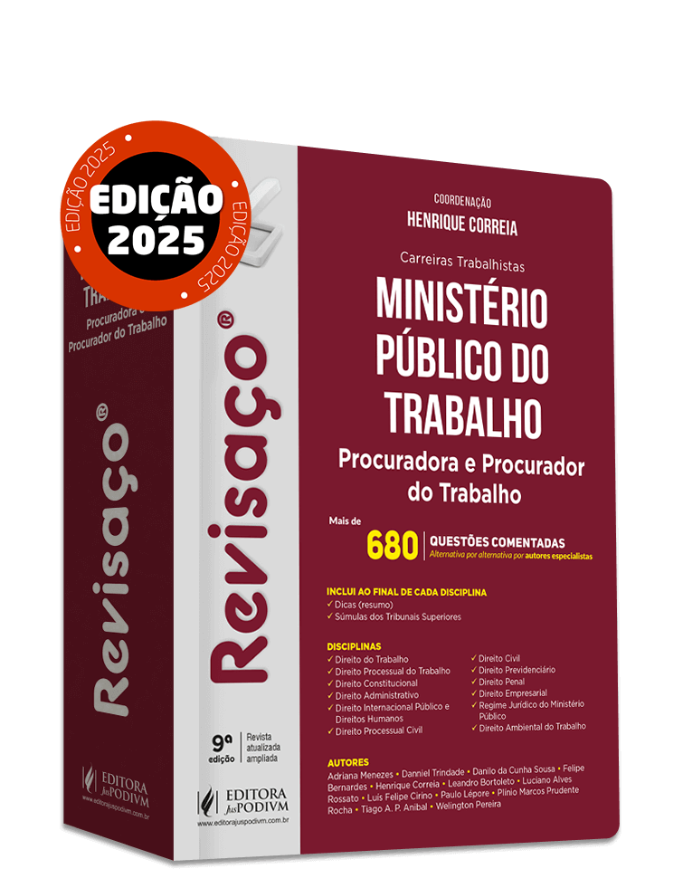 Revisaço - MPT - Procuradora e Procurador do Trabalho - mais de 650 Questões Comentadas (2025)