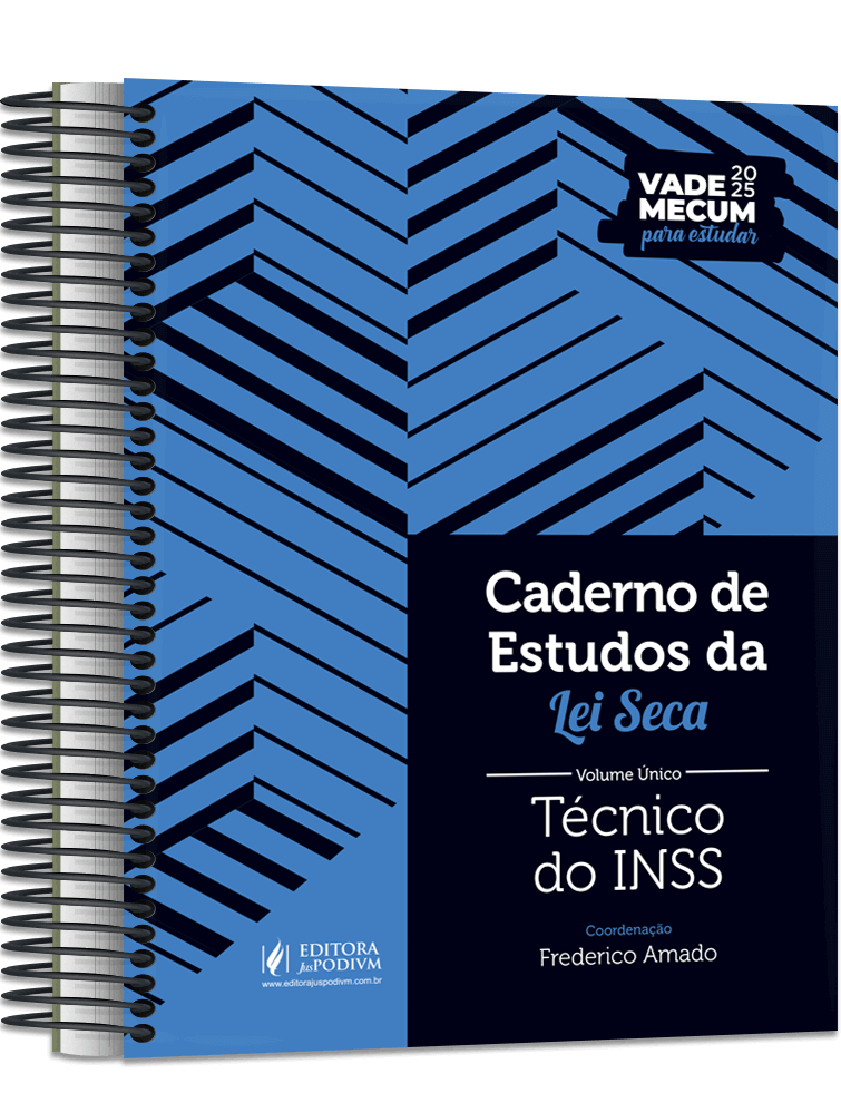 Caderno de Estudos da Lei Seca Volume Único - Técnico do INSS (2025)